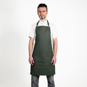 Zástěra APRONISTA CHEF za krk zelená