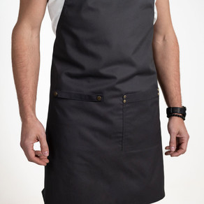 Zástěra APRONISTA CHEF za krk antracit šedá