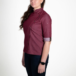 RONDON dámský jeansový stretch bordo