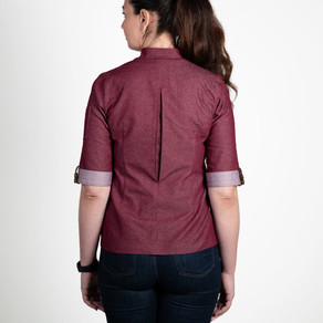 RONDON dámský jeansový stretch bordo