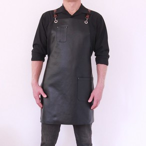Leather apron BUFFALO for men black