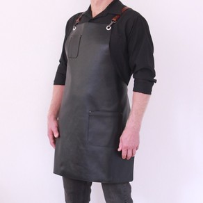 Leather apron BUFFALO for men black